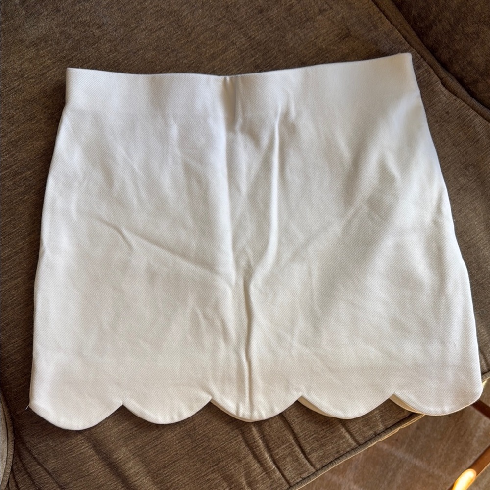 Topshop Scalloped Skirt